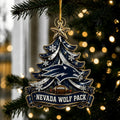 Nevada Wolf Pack NCAA Acrylic Christmas Ornament Xmas Tree Decor Ideas Christmas Gifts - Gearneko