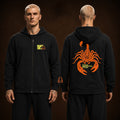 Rocket From The Crypt Merch Scream Scorpion Zip Hoodie Rocket From The Crypt Apparel - Gearneko