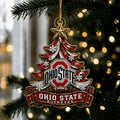 Ohio State Buckeyes NCAA Acrylic Christmas Ornament Xmas Decorations Idea - Gearneko