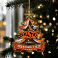 Oklahoma State Cowboys NCAA Acrylic Christmas Ornament Xmas Tree Accessories - Gearneko