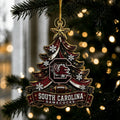 South Carolina Gamecocks NCAA Acrylic Christmas Ornament Christmas Tree Decorations Xmas Presents - Gearneko