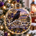 Baltimore Ravens Cawl Christmas Bauble Xmas Decoration Idea Christmas Gifts For Ravens Flock - Gearneko