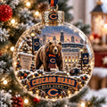 Chicago Bears Christmas Bauble Christmas Home Decor Xmas Gifts For Bears Fans - Gearneko
