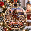 Denver Broncos Christmas Bauble Xmas Decor Ideas Christmas Gifts For Broncos Country - Gearneko
