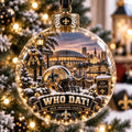 New Orleans Saints Who Dat Christmas Bauble Xmas Presents For Who Dat Nation - Gearneko