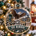 Philadelphia Eagles Go Birds Christmas Bauble Festive Decor Ideas Christmas Gifts For Fans - Gearneko