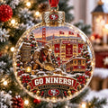 San Francisco 49Ers Go Niners Christmas Bauble Christmas Decor Xmas Gifts For The Faithful - Gearneko