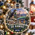 Seattle Seahawks Christmas Bauble Xmas Tree Decorations Christmas Gifts For The 12s - Gearneko