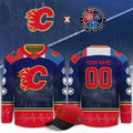 Personalized Calgary Flames 2026 First Responders Hockey Jersey Calgary Flames Apparel - Gearneko
