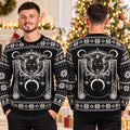A Perfect Circle Crescents Ugly Christmas Sweater A Perfect Circle Apparel Best Xmas Gifts - Gearneko