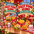 American Fast Food Icons Christmas 2026 Advent Calendar Xmas Advent Calendar Fast Food Lover Gifts - Gearneko