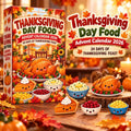 Thanksgiving Day Food 2026 Advent Calendar Christmas Advent Calendar Thanksgiving Gifts - Gearneko