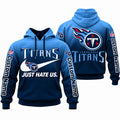 Custom Tennessee Titans Merch Just Hate Us Hoodie Best Gifts For Titans Fans - Gearneko