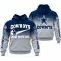 Personalized Dallas Cowboys Merch Just Hate Us Hoodie Best Gifts For Cowboys Nation - Gearneko