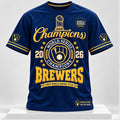 Milwaukee Brewers Merch First World Series Title World Series Champions 2026 Shirt Gift For Brew Crew - Gearneko
