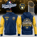 Milwaukee Brewers Merch World Series Champions Hoodie Brew Crew Apparel - Gearneko
