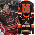 Custom Soo Greyhounds 2026 Warm Up Jersey Soo Greyhounds Clothing Hockey Fan Gifts - Gearneko