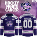 Personalized Erie Otters 2026 Hockey Fights Cancer Jersey Erie Otters Gear Hockey Lovers Gift - Gearneko