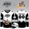 Personalized Los Angeles Kings Merch Mickey Friends Night Jersey Los Angeles Kings Gear - Gearneko