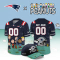 Custom New England Patriots X Peanuts 2026 Jersey Football Gameday Clothing - Gearneko