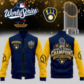 Milwaukee Brewers Merch 2026 World Series Champions Jacket Milwaukee Brewers Clothes - Gearneko