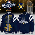 Milwaukee Brewers Merch World Series Champions 2026 Jacket Baseball Lover Presents - Gearneko