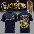 Milwaukee Brewers Merch 2026 World Series Champions Shirt Brew Crew Apparel - Gearneko
