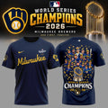 Milwaukee Brewers Merch 2026 World Series Champions T-Shirt Gifts For Brew Crew - Gearneko