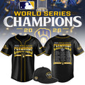 Milwaukee Brewers Merch World Series Champions 2026 Black Jersey Best Fan Gear - Gearneko