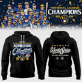 Milwaukee Brewers Merch NLCS Champions Hoodie Milwaukee Brewers Hooded Sweatshirt - Gearneko