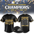 Milwaukee Brewers Merch NLCS Champions 2026 Jersey Brew Crew Clothing - Gearneko