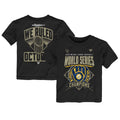Milwaukee Brewers Fanatics Black 2026 World Series Champions Locker Room Shirt - Gearneko