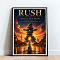 RUSH Fifty Something Tour 2026 Capital One Arena Poster RUSH Merch Metalheads Presents - Gearneko