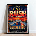 RUSH Fifty Something Tour 2026 Washington DC Poster RUSH Merch Gifts For Rockers - Gearneko