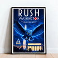 RUSH Merch Fifty Something Tour 2026 Capital One Arena Poster RUSH Merch Rock Enthusiasts Gift - Gearneko