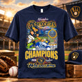 Milwaukee Brewers Merch 2026 World Series Champions T-Shirt Milwaukee Brewers Apparel - Gearneko
