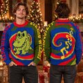 King Gizzard And The Lizard Wizard X Wah Wah Merino Ugly Christmas Sweater Xmas Clothing - Gearneko
