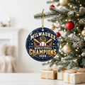 Milwaukee Brewers 2026 World Series Champions Christmas Ornament Xmas Tree Decorations - Gearneko