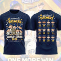 Milwaukee Brewers Merch 2026 World Series Champions Chibi Cute Players Roster Numbers Shirt - Gearneko