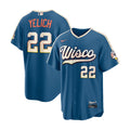 Milwaukee Brewers Merch Christian Yelich 2026 City Connect Stadium Jersey - Gearneko