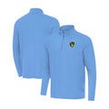 Milwaukee Brewers Merch Antigua Intent Zip Sweatshirt Milwaukee Brewers Apparel - Gearneko