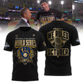 Milwaukee Brewers Merch 2026 World Series Champions We Rule October Shirt Fan Gear - Gearneko