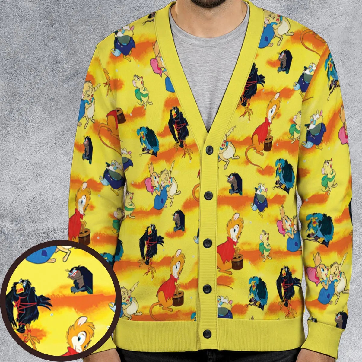 From The Great Owl to Mrs. Brisby Secret of NIMH Cardigan