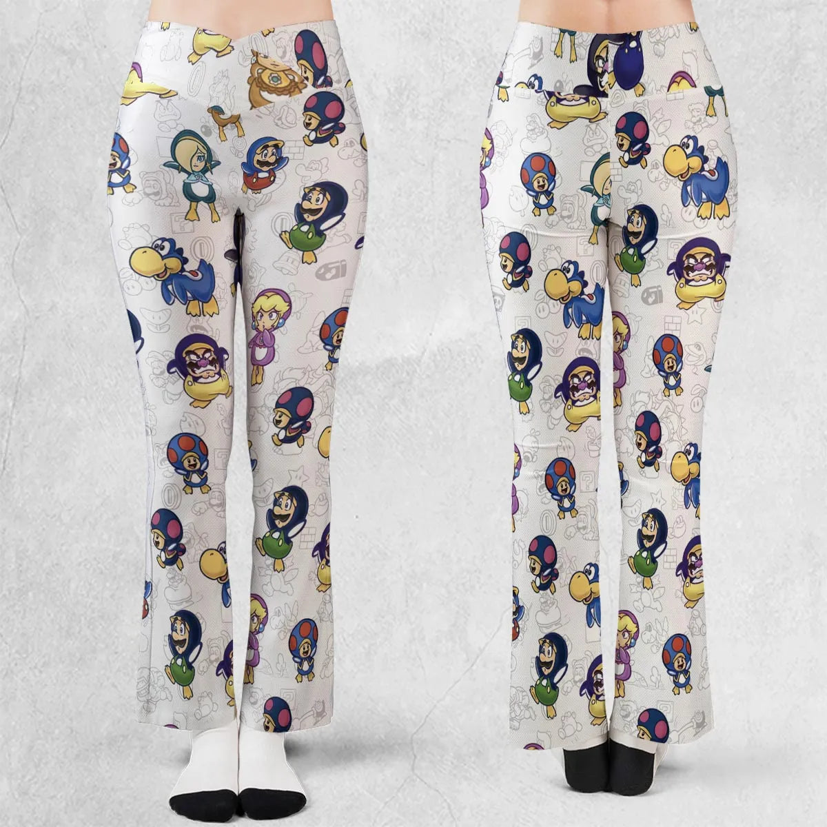 Penguin Party Super Mario Flare Leggings