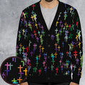 Christian Cross Cardigan