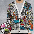 TMNT Mayhem Sketched Cardigan