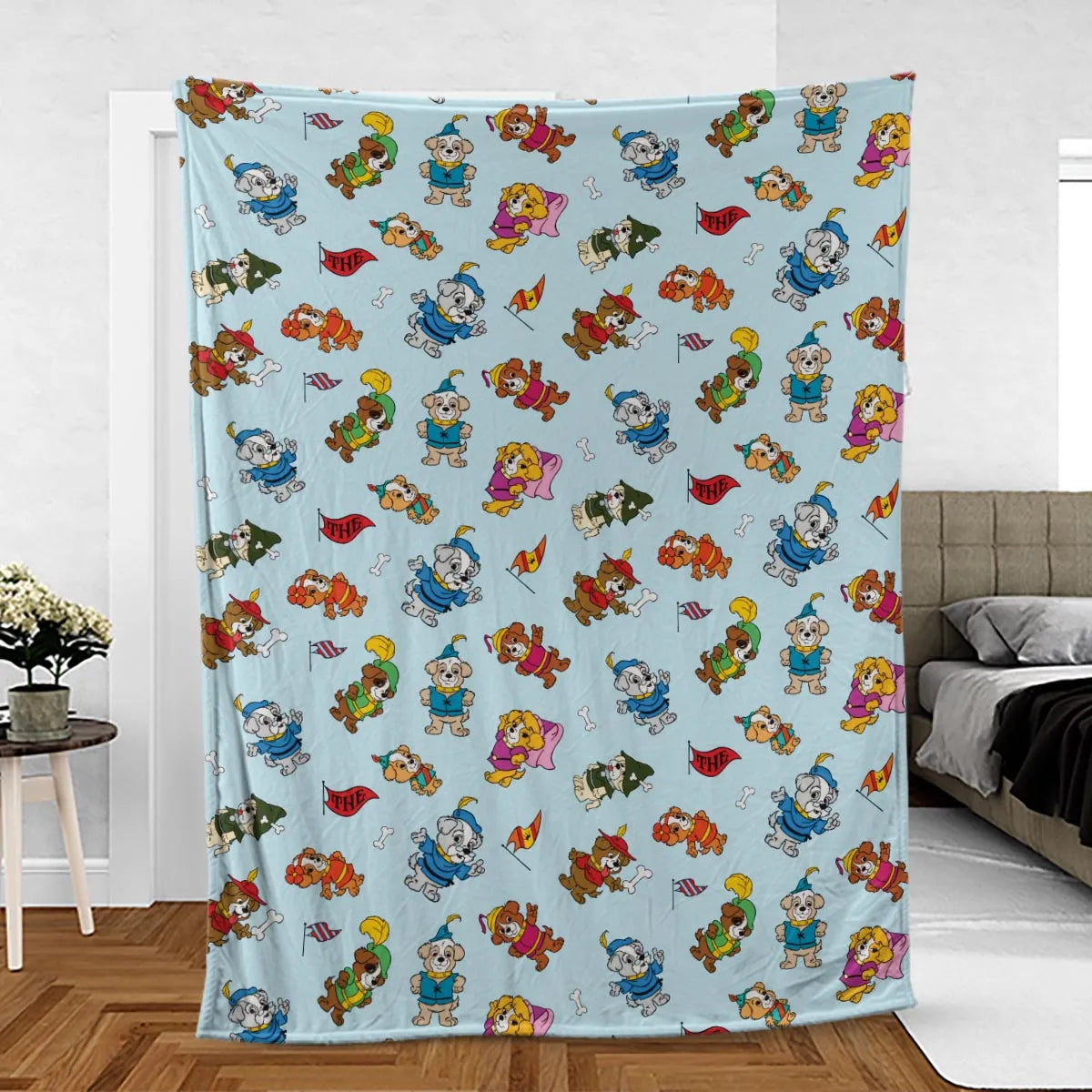 Pup Power The Biskitts Fleece Blanket