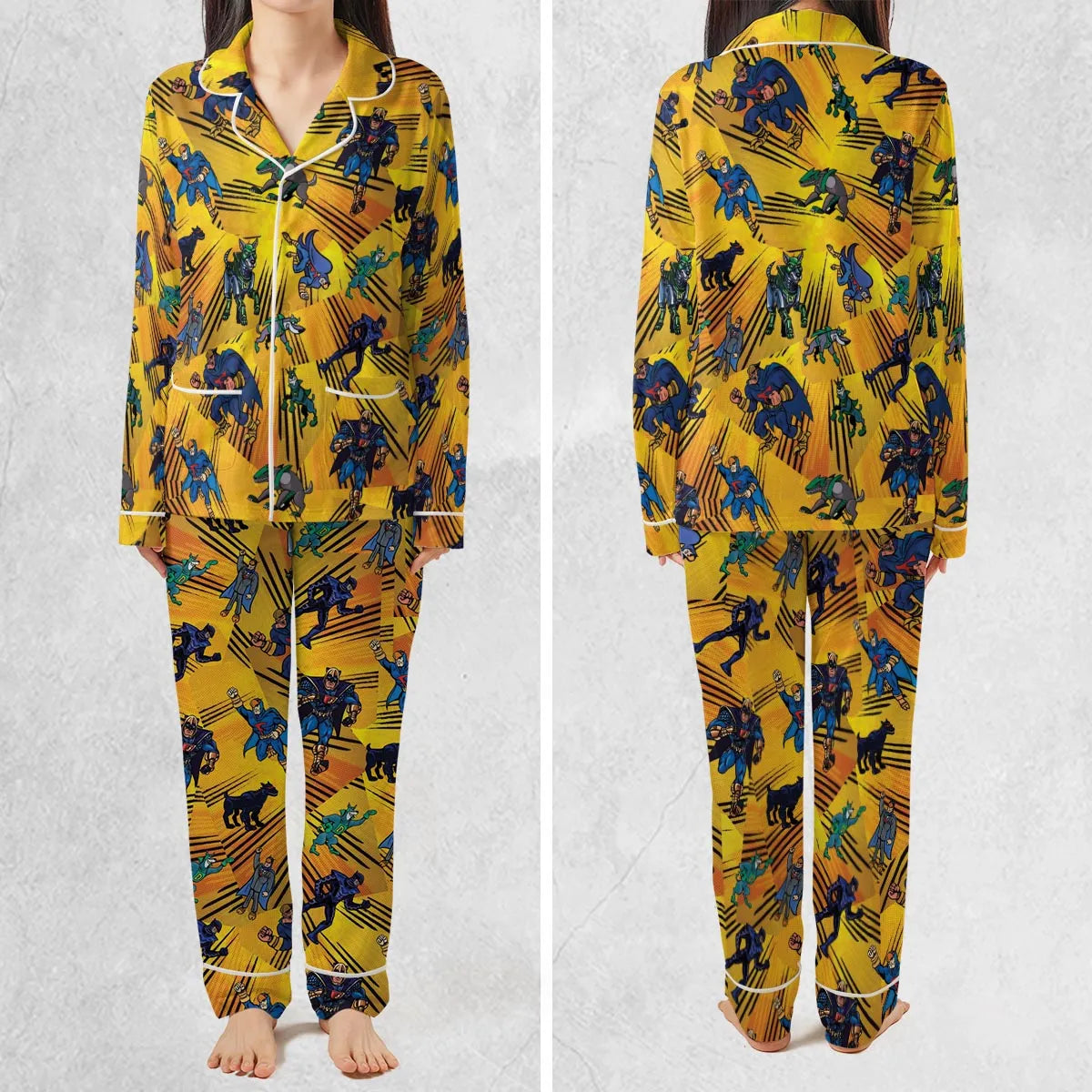 Blue Falcon and Dynomutt Pajamas Set