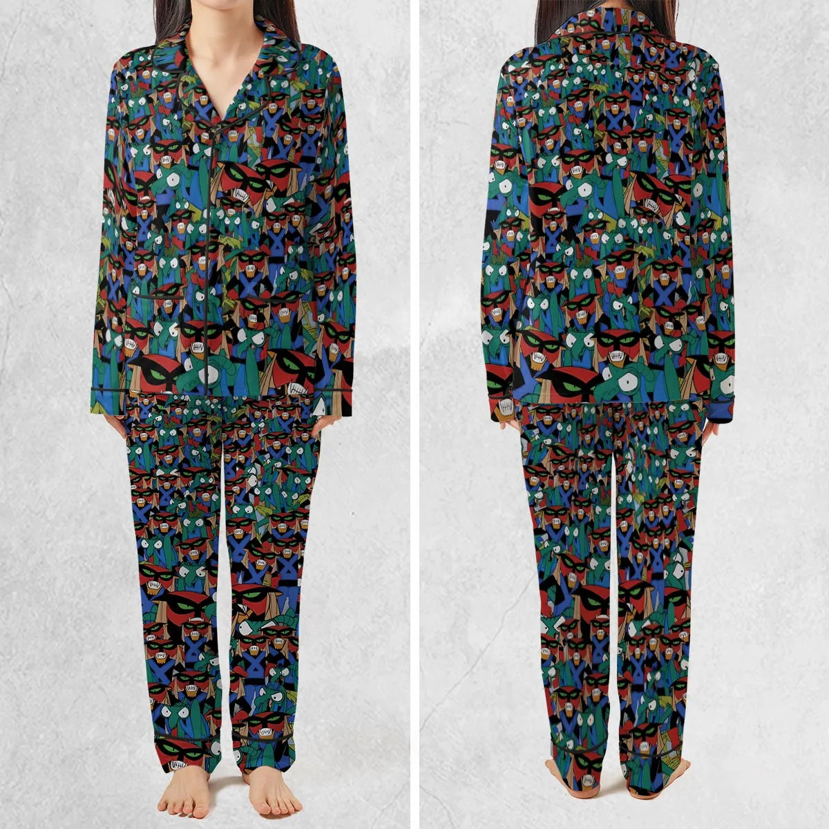 Brak and Zorak Space Ghost Coast to Coast Pajamas Set