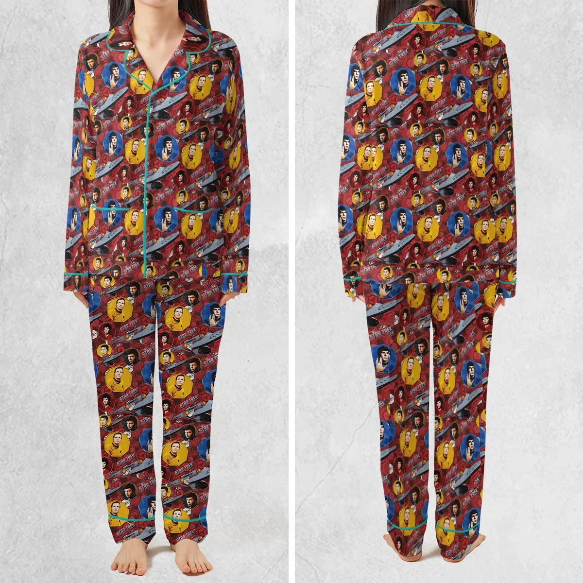 Boldly Star Trek Pajamas Set